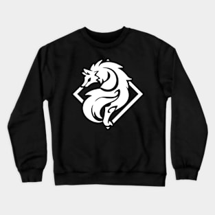 Genshin Impact Razor Emblem - White Crewneck Sweatshirt